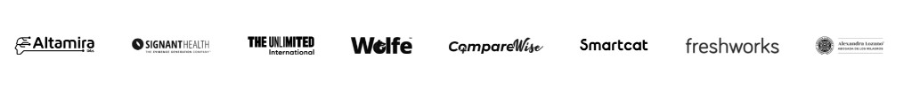 Altamira, Signant Health, Wolfe, Smartcat, Freshworks, and other Dynaris customers